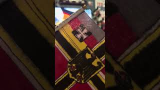 I made a flag of The Das KhartelReich 🇩🇪 ✠︎ 🐦‍⬛🟥⬜️🟨⬛️