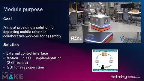 KMR external control, a TRINITY module introduction