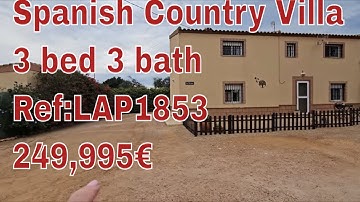 Your Perfect Spanish Escape Awaits at 249,995€  Ref:LAP1853