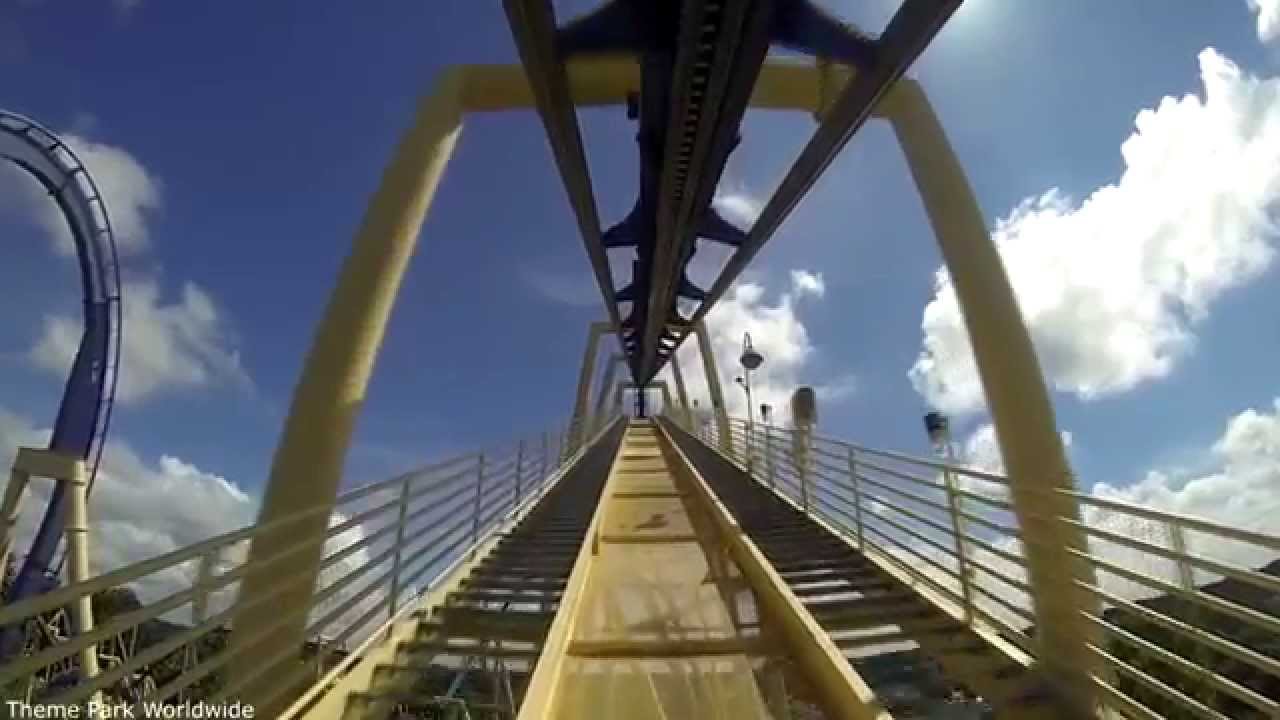 Montu Front Row On Ride Hd Pov Busch Gardens Tampa Youtube