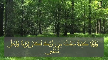 آيات بينات من أواخر سورة طه.