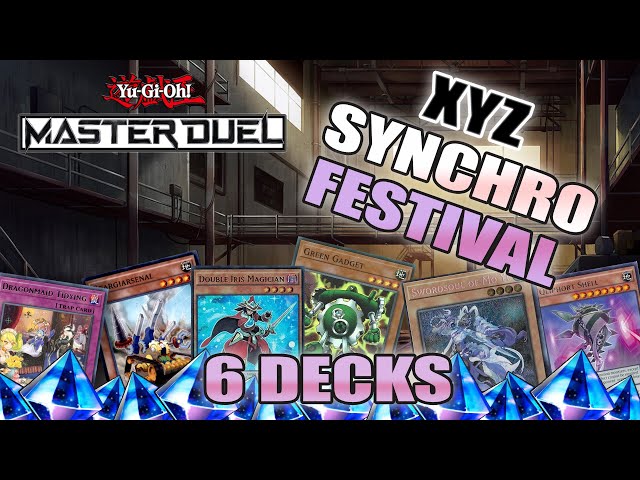 6 DECKS for Synchro/XYZ Festival in | Yu-Gi-Oh! Master Duel - YouTube 6 DECKS for Synchro/XYZ Festival in | Yu-Gi-Oh! Master Duel - YouTube