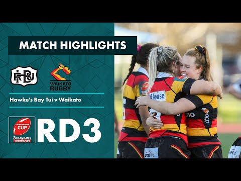 RD 3 HIGHLIGHTS: Hawkes Bay v Waikato (Farah Palmer Cup 2023)