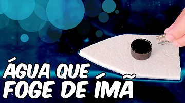 Quando você enche o copo com água o que acontece com a primeira seta?