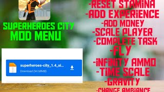 Superheroes city mod menu | superheroes cheat mod apk | superheroes city hack by everydevil screenshot 4