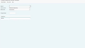 2.2  Create material master in SAP MM01(Free & Full Course)