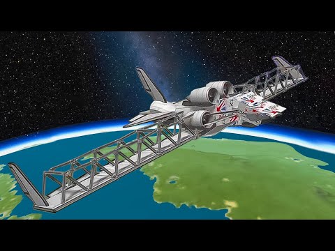 Circumnavigating Kerbin in a FLYING BRIDGE!? Kerbal Space Program!