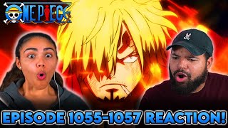 SANJI GET'S SERIOUS WHILE KID AND LAW AWAKEN! One Piece Episode 1055, 1056, 1057 REACTION