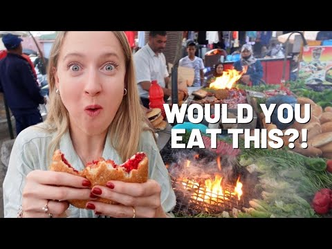 Morocco Travel Vlog: Meknes market tour and MORE street food! Rabat to Fes Moroccan road trip