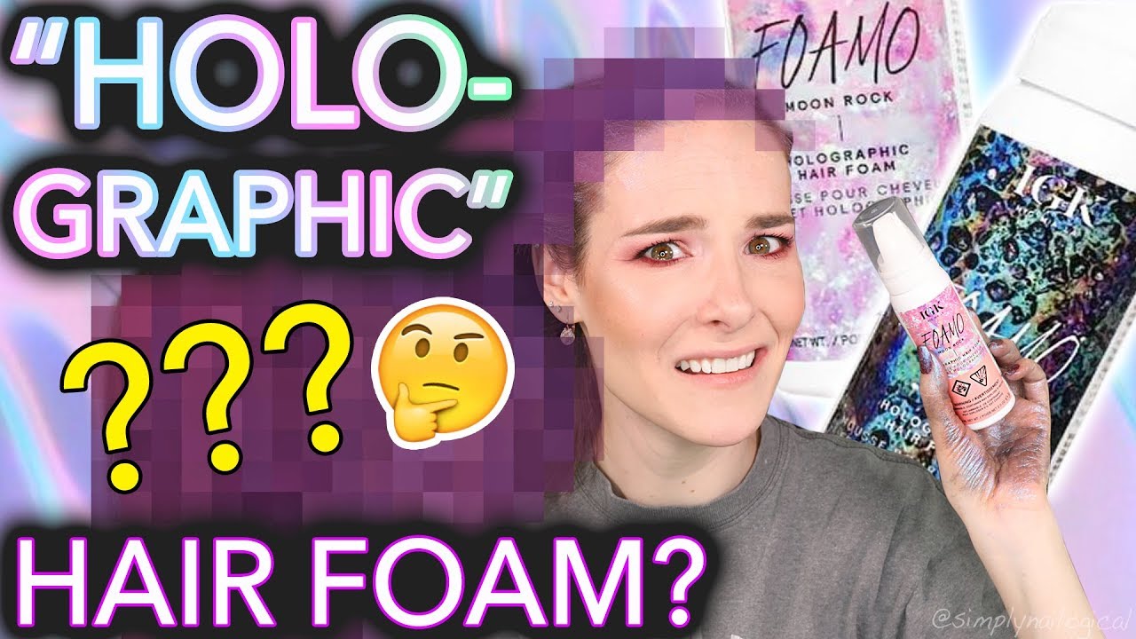 Testing "Holographic" hair foam (the results will not shock you at all