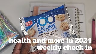 Health and More in 2024 | weekly check in | getting healthier while staying in budget |