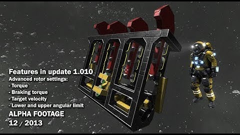 Space Engineers - Advanced Rotor Settings