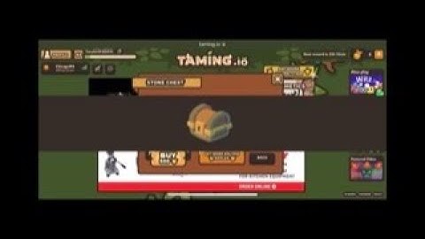 Taming.io Stone Chest Opening #1 What is my luck?