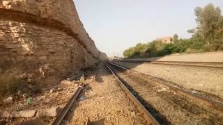 On foot from Bedil gate Rohri to railway signals of the Rohri station