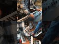 Oberheim OB8, Prophet 5 and Moog Matriarch synth jam