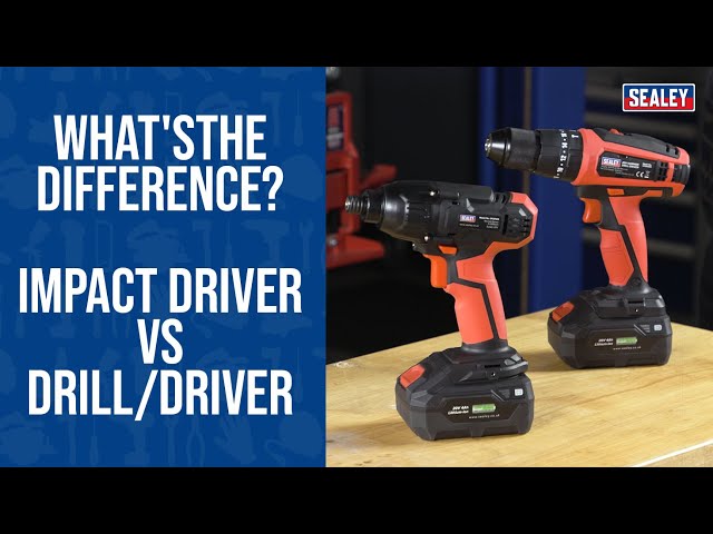 What's the Difference? - Impact Driver vs Drill/Driver 