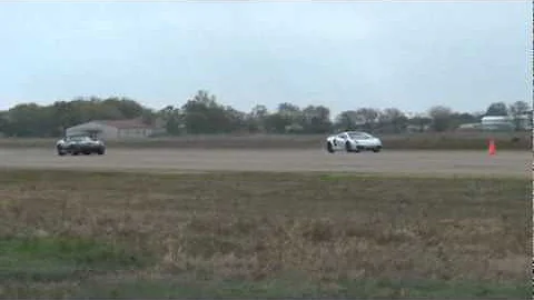 LMR Twin Turbo Lamborghini Gallardo vs Racing Solutions 1385rwhp Twin Turbo Viper