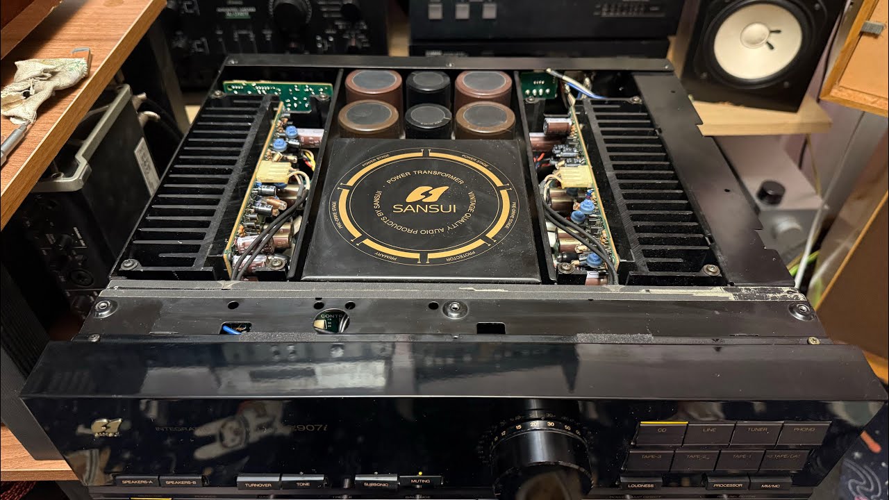 Sansui au-a907i (608022702) профилактика часть 2. Финал