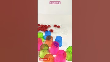 Counting | Stacking Cups | Educational Videos for Kids