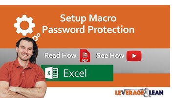 Setup Macro Password Protection [See & Read How]