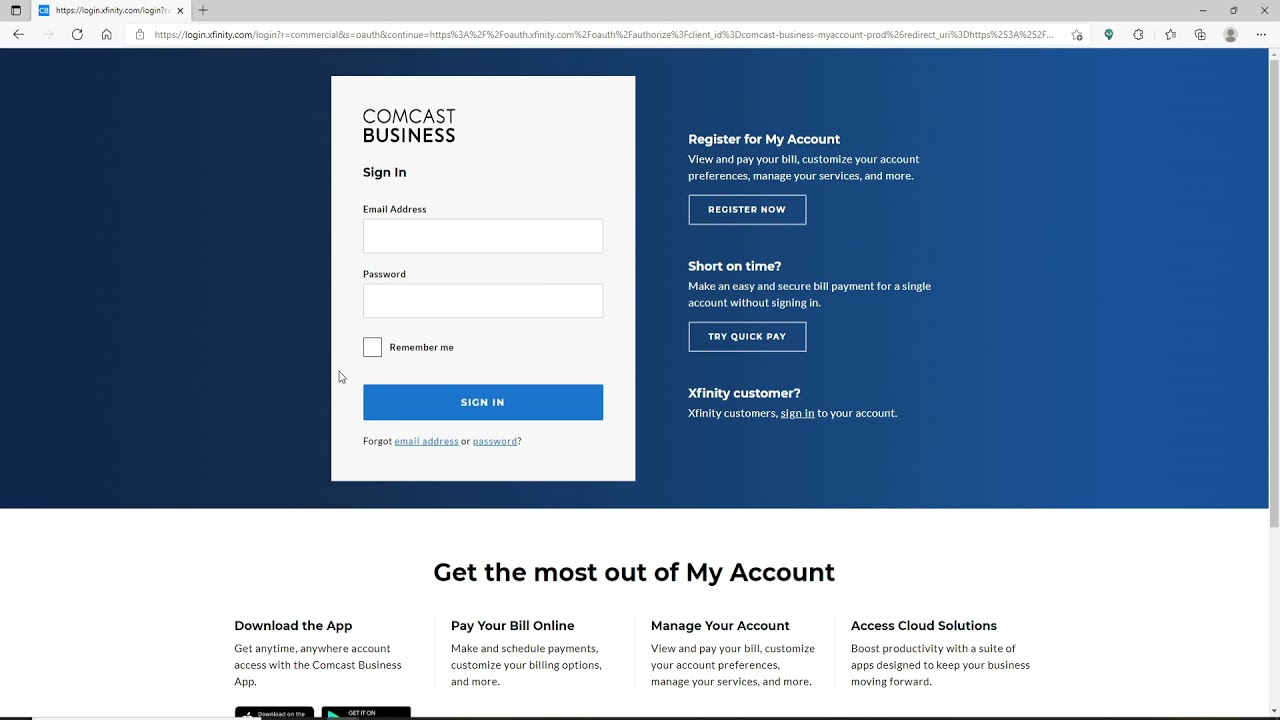 How To Login Comcast Business Account 2022 Comcast Business Login Sign