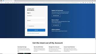 How to Login Comcast Business Account 2022? Comcast Business Login Sign In screenshot 2