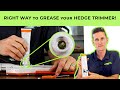 Grease HEDGE TRIMMER - How GREASE AFFECTS YOUR TRIMMER! - Everything you need to know about GREASING