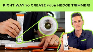 Grease HEDGE TRIMMER  How GREASE AFFECTS YOUR TRIMMER!  Everything you need to know about GREASING