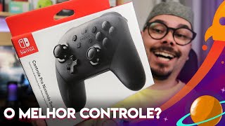 CONTROLE NINTENDO SWITCH PRO CONTROLLER: UNBOXING E PRIMEIRAS IMPRESSÕES