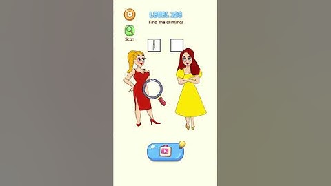 Find The Criminal Level 126 | Naughty Puzzle: Tricky Test | #Shorts #Dop