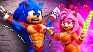 SONIC STORY: SONIC Get CRAZY GIRL!？Can SONIC Escape!？| Sonic The Hedgehog 3 Animation
