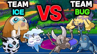 Which Type is Stronger? Ice Vs Bug Type Pokemon!