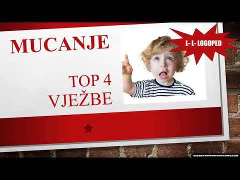 Video: Mucanje Kod Djece - Liječenje, Vježbanje, Masaža, Razlozi