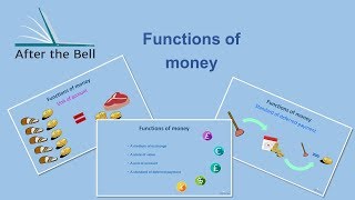 In this video we ask what functions money has a modern economy.
primarily, it is used as medium of exchange, allowing us to buy and
sell goods servi...