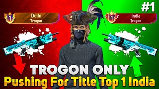 Pushing TOP 1 In TROGON || Free Fire Solo Rank Push With Tips || Road To Top 1 In TROGON X VSK94
