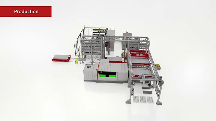 Bystronic Smart Factory: Fully automated assembly production with comments (English)