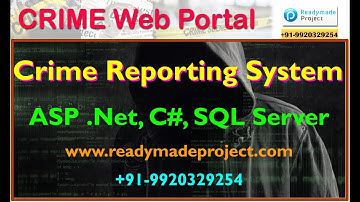 Online Crime Reporting Portal Configuration and Working Demo
