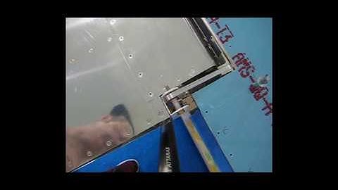 RV 7 HINT Videos WINGS Flap Installation 2