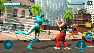 Flying Hero Invisible Robot Transform | Invisible Superhero City Crime Battle Android Gameplay screenshot 5