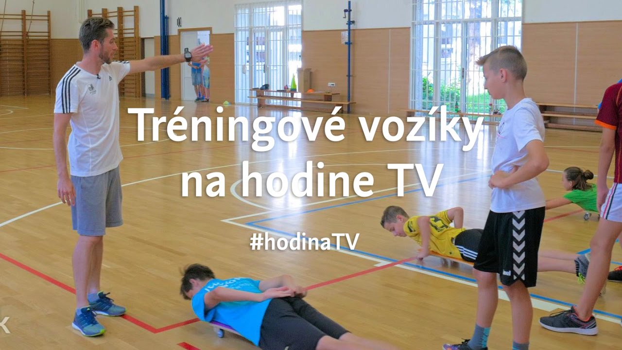 Ukážka hodiny telesnej výchovy s tréningovými vozíkmi #hodinatv