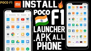 Install Xiaomi Poco F1 Launcher.apk for Any MIUI Device - Hindi