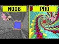 Minecraft: NOOB VS PRO!! - THE DROPPER! - Modded Challenge