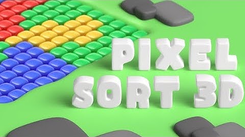 Pixel Sort: Color Sorting Game (by Happy Bat) IOS Gameplay Video (HD)