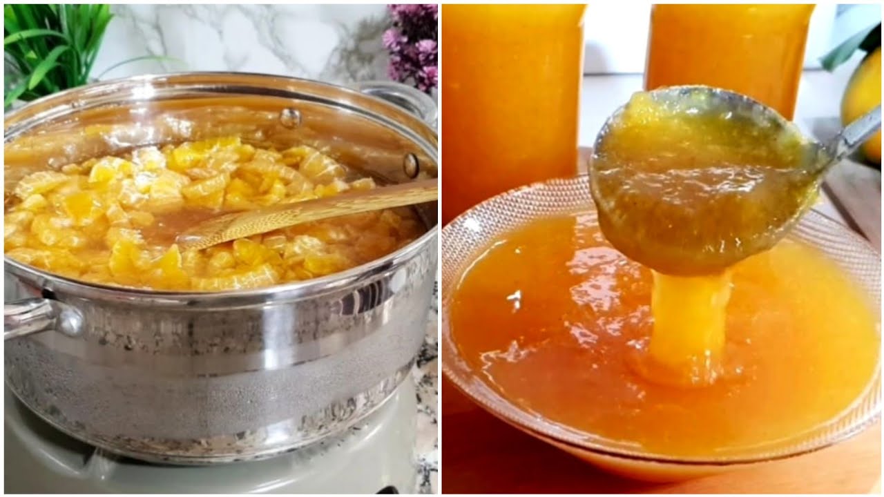 مربى المندرين🍊ناجح💯بأدق التفاصيل وكيفية الاحتفاظ به لمدة طويلة بدون مواد حافظة وسر يهنيك من الرغوة