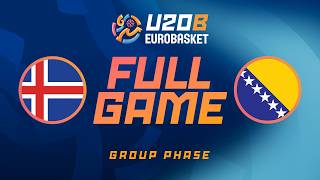 Group Phase | ISL v BIH | Full Basketball Game | FIBA U20 EuroBasket 2026 Division B