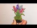 #цветы МИНИАТЮРНЫЕ МУСКАРИ ИЗ бисера МК от Koshka2015 - цветы из бисера,  бисероплетение DIY