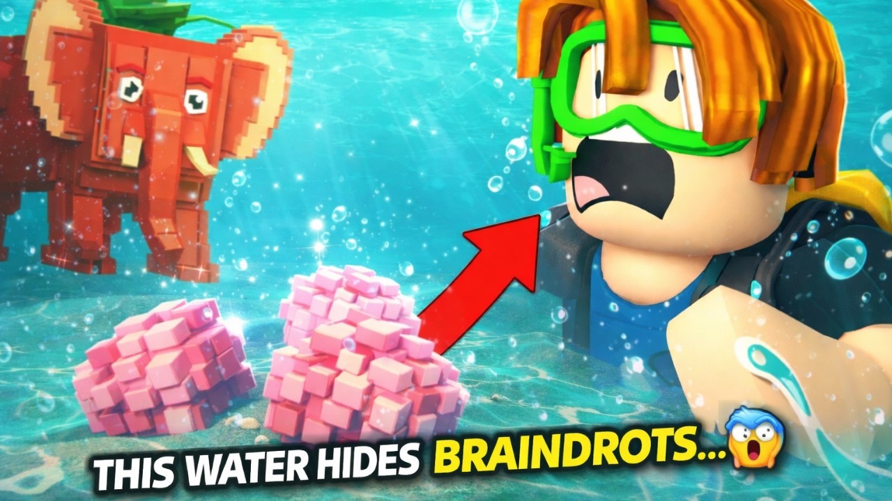 DON’T DIVE HERE… BRAINROTS INSIDE 😨