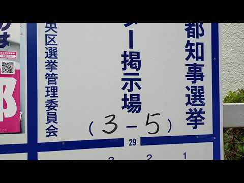 全裸フル勃起選挙ポスターがおそらく選管に勝手に剥がされました。歩いてたらタマタマ私は発見したのです。