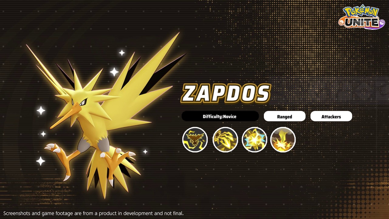 Zapdos Moves Overview | Pokémon UNITE