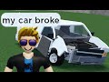 The roblox car crusher experience